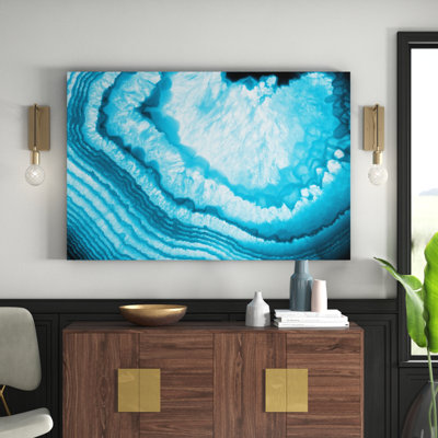 Snow Ridges - Wrapped Canvas Print