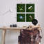  "Animaux avec couronnes circulaires", art mural par Michelle Ingari Designs