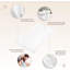 Whisper Organics, drap de lit - drap plat 100% coton biologique - contexture de 500 fils, drap plat seulement - certifié Gots - draps de qualité supérieure, couleur blanche (simple TG)-117985779-117985776