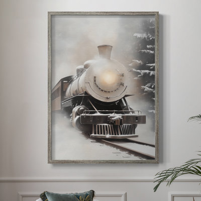 «Christmas Holiday Art», série 2-CXCII, reproduction encadrée - bois massif