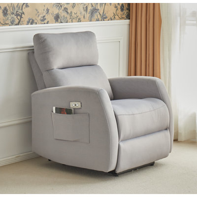 Fauteuil inclinable électrique en chenille de 33,9 po de large Alaine