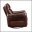 Luxueux fauteuil inclinable pivotant en cuir fleur avec structure en bois massif et mousse haute densité pour un confort ultime-2139973981