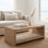 Colston Natural Rectangular Coffee Table With Storage