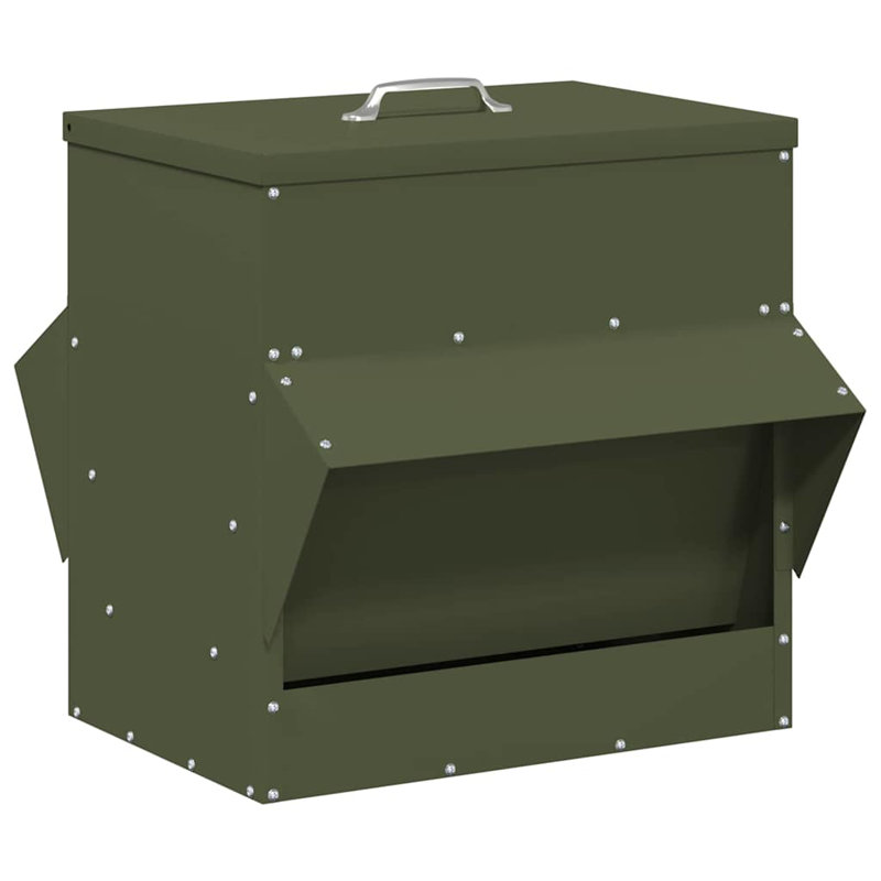 Cold-Rolled Steel Feeder, Olive Green