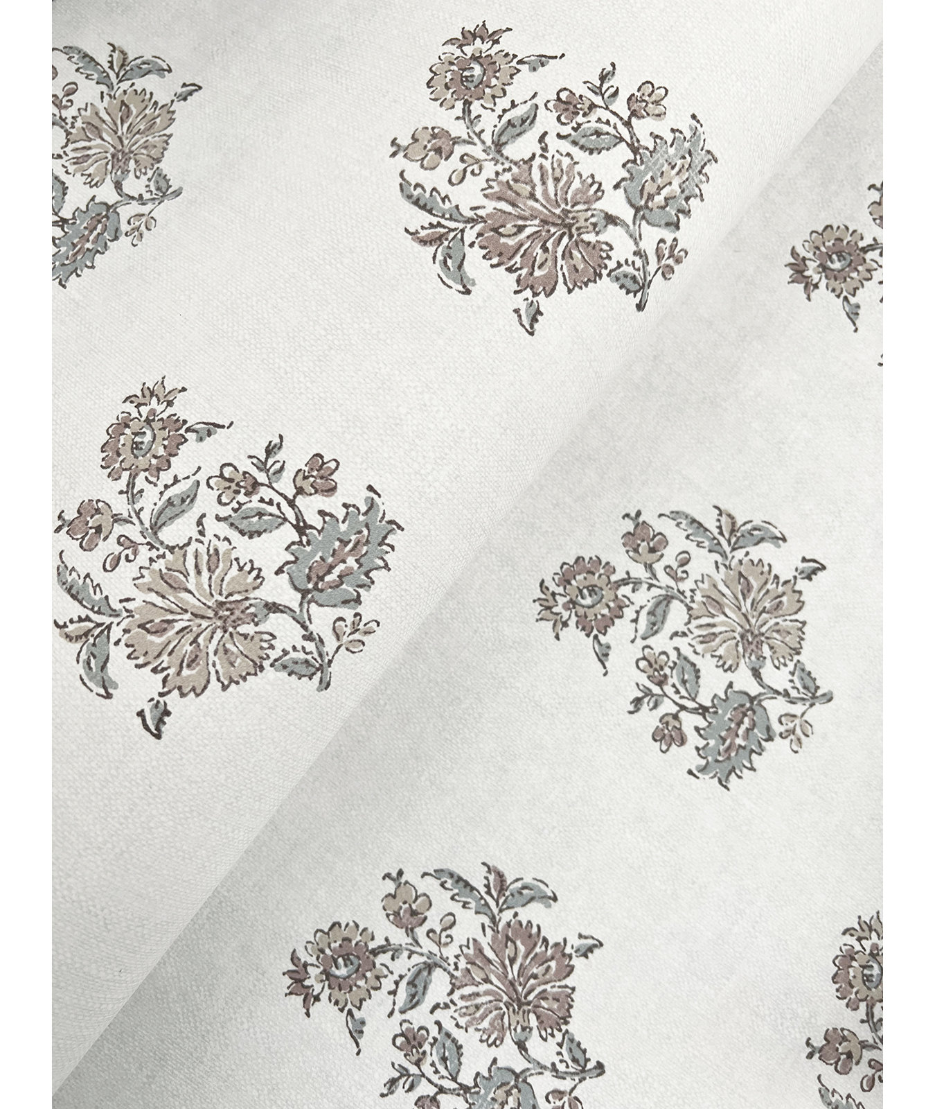 Overbrook Plum Bouquet Toss Wallpaper, Purple
