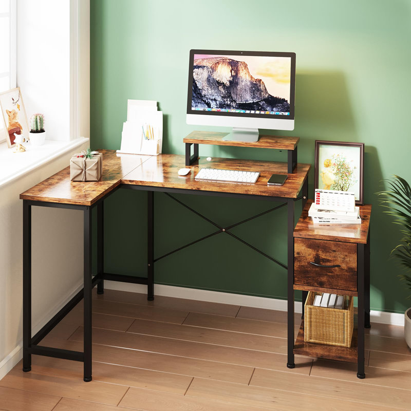 Abduallah L-Shaped Writing Desk