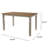 Nolea Pine Solid Wood Dining Table-1046816169