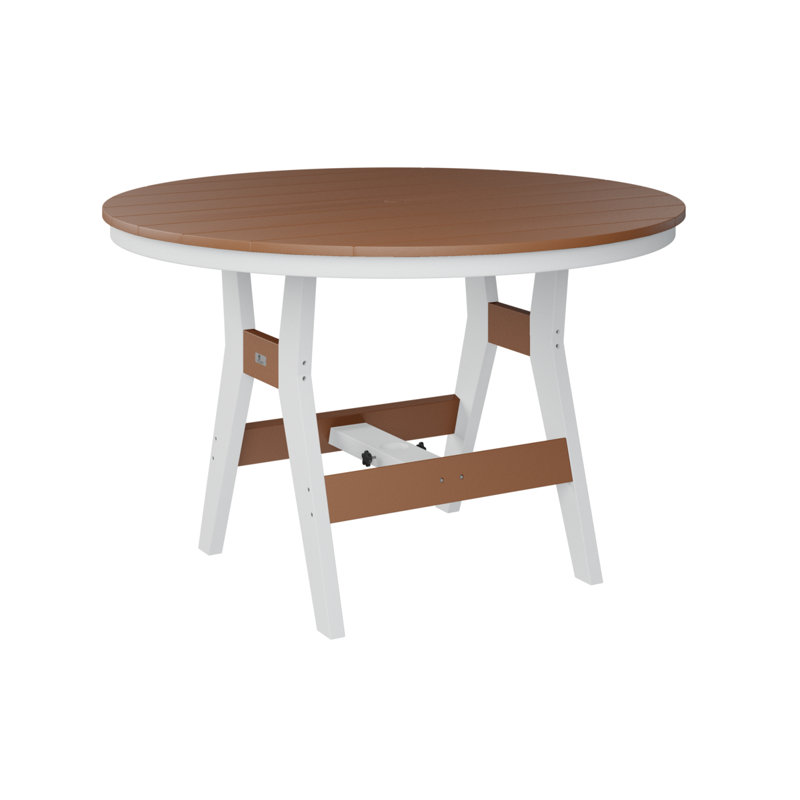 Table de bar berlinoise Berlin, Cèdre, H 38,87 po x l 48 po x P 48 po