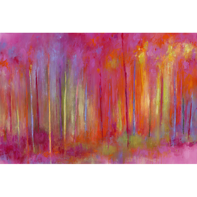 Stopping By Woods To Celebrate by Janet Bothne - Wrapped Canvas Art Prints, 30cm H x 46cm W x 3.8cm D