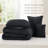 Bedsure Pinch Pleat Comforter Set Boho Bed-in-A-Bag Bedding Set with  Pillowcases for All Season-105529479-105529498