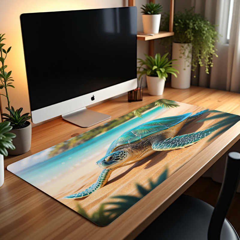 Polyester Desk Pad, 31.5x15.5