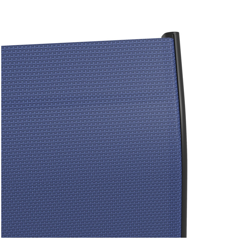 Tabourets de bar d'extérieur avec accoudoirs Outsunny, ensemble de 2 chaises de patio pivotantes à 360 ° avec tissu en maille haute densité, chaises de salle à manger à cadre en acier pour balcon, bord de piscine, jardin, bleu marine