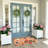 20"X 32" Patriotic Star Cork Style Hello Print Entry Welcome Mat