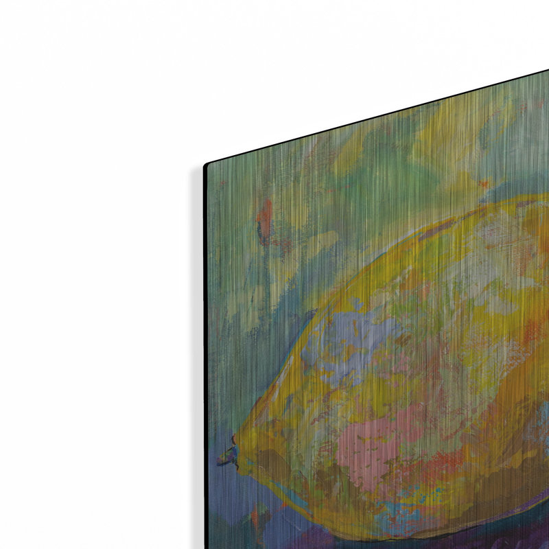 "Citron" par Jeanette Vertentes, H 12 po x l 12 po