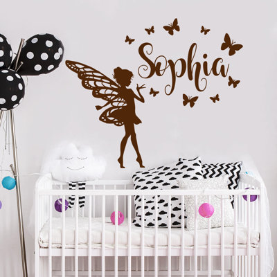 Décalcomanie murale chambre de bébé papillon