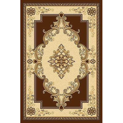 Tapis oriental brun Ramsel