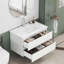 Meuble-lavabo moderne avec lavabo et 2 tiroirs spacieux à fermeture en douceur, parfait pour les salles de bain de taille moyenne-1346209612