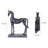 Black STallion in Polyresin