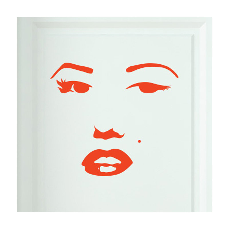 Entertainment Wall Decal, Orange