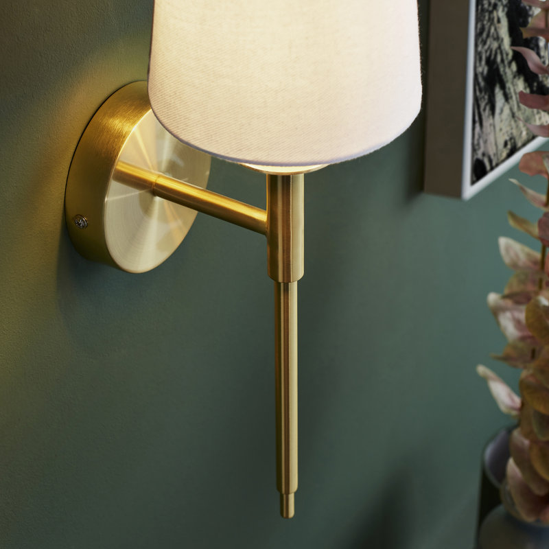 Devi Wallchiere, Satin Brushed Gold