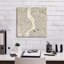 «Neutral New York Map» par Laura Marshall, art mural sur toile-359709950