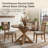 Windvale Cross-Buck Base Dining Table-128820934-128569017