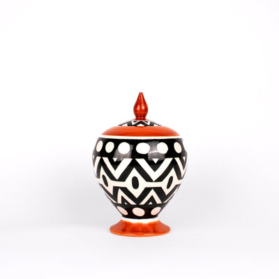 African Handmade Ceramic Jar