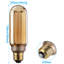 Ampoule DEL tubulaire décorative T14 3,5 W, verre ambré, intensité variable, filament virtuel effet Edison vintage, 2000 K, lumière chaude douce, certifiée UL, culot E26