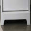 Commode blanche à 4 tiroirs avec poignées noires Elara-1732163437