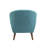 Arlaith Linen Upholstered Accent Chair with Ottoman, Rubberwood Legs-1110814243