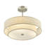 Lustre semi-encastré en tissu 4 lumières Maskell-1147556285