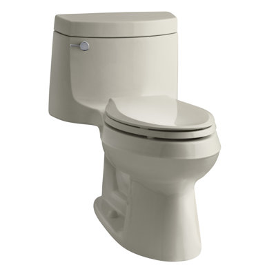 Cimarron 1.28 GPF Water Efficient Elongated One-Piece toilet (Seat Included)