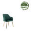 Abdulbaki 46cm H Velvet Upholstered Armchair-672868035