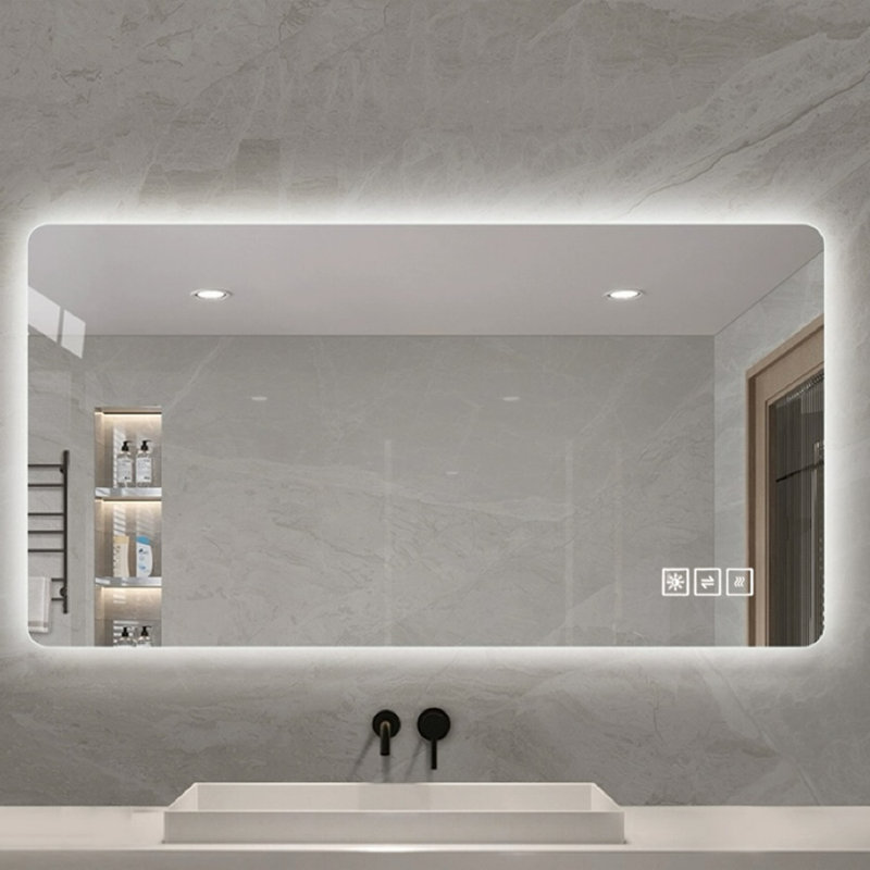 Miroir d'éclairage mural à DEL