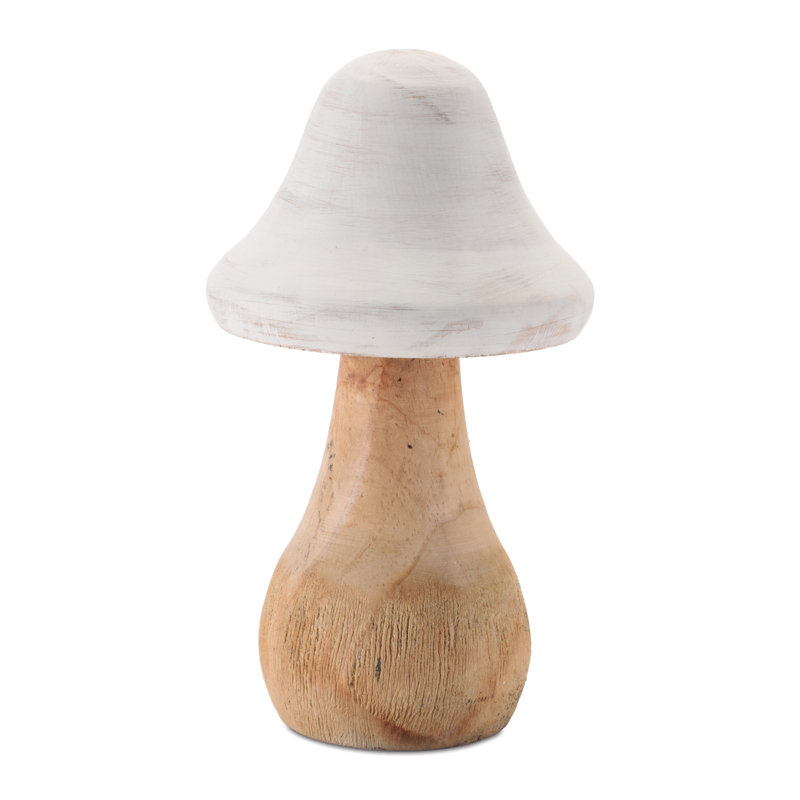 Rustic Wooden Mushroom Décor
