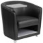 Narvelle Faux Leather Seat Reception Chair with Metal Frame-58708535