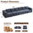 Straight Modular Sofa With Compressed Boneless Sectional-1808894137-1809568255