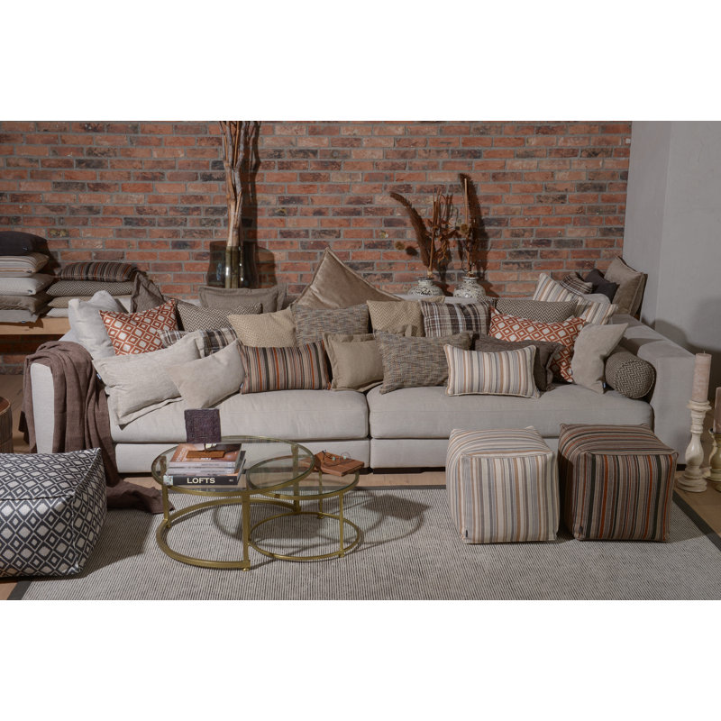 Vigo Geometric Square Cushion