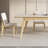 Nordic minimalist rectangular dining table set-104050951