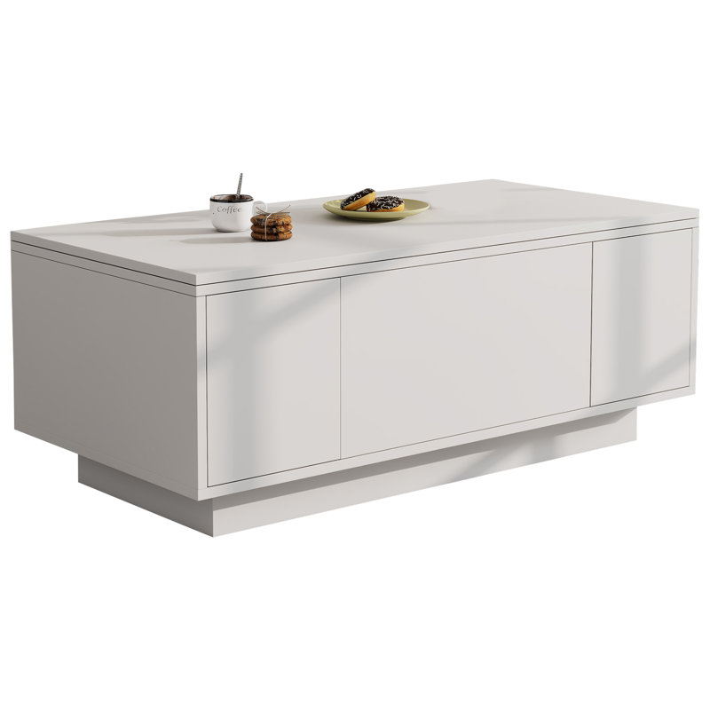 Lift Top Solid Coffee Table with Storage