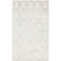Glam Geometric White Silver Area Rug