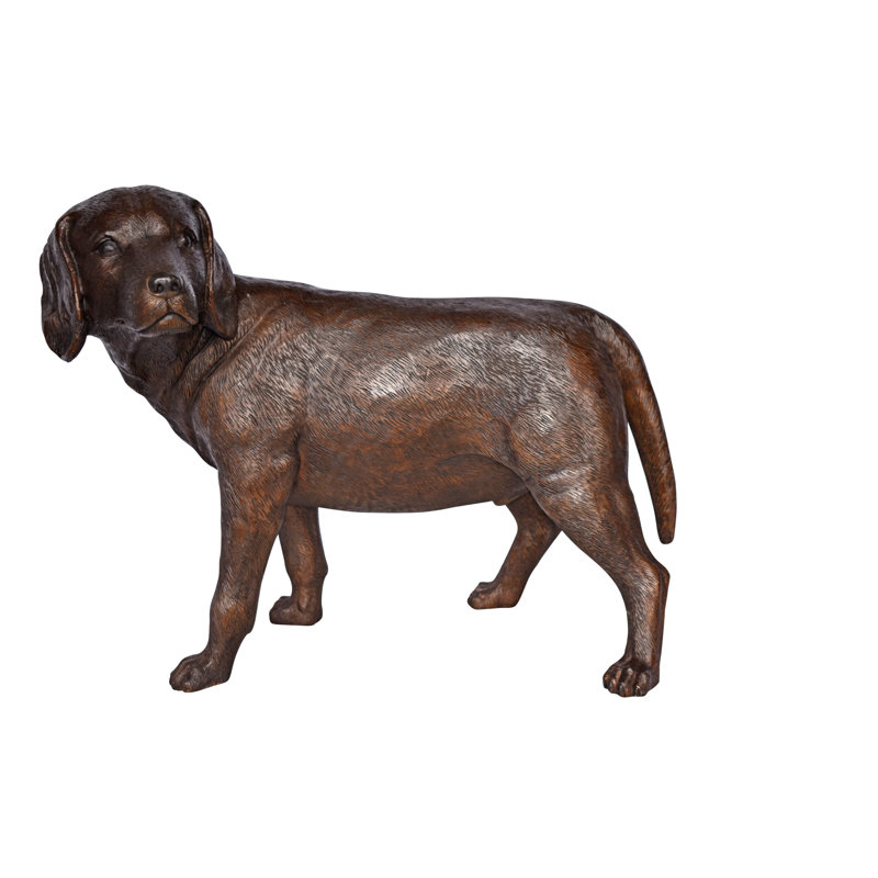 Statue chien Orgle Beagle Orenda, taille: L 27 po x l 14 po x H 21 po.