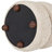  Deneishia Sherpa Fabric Round Upholstered Double Poof Stool Ottoman-377316593
