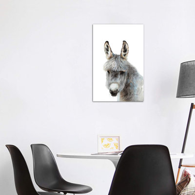Baby Donkey - Wrapped Canvas Painting