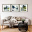 Soft Field Reflections - lot de 3 par Jacqueline Ellens, impressions murales encadrées-59378904-59378905