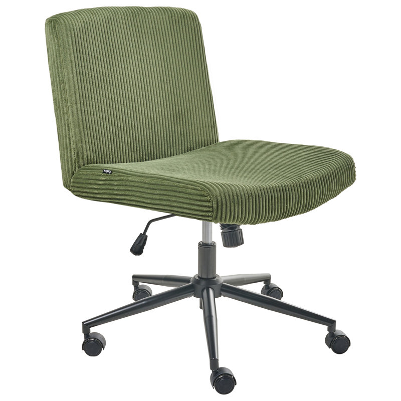 Corduroy Office Chair, Green