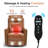30.5 "W Manual Genuine Leather Swivel Rocker Recliner Vintage Recliner With Heated Massage（set of 2)-781672402