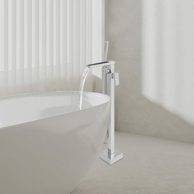 Freestanding Bath Tap With Hand Shower
