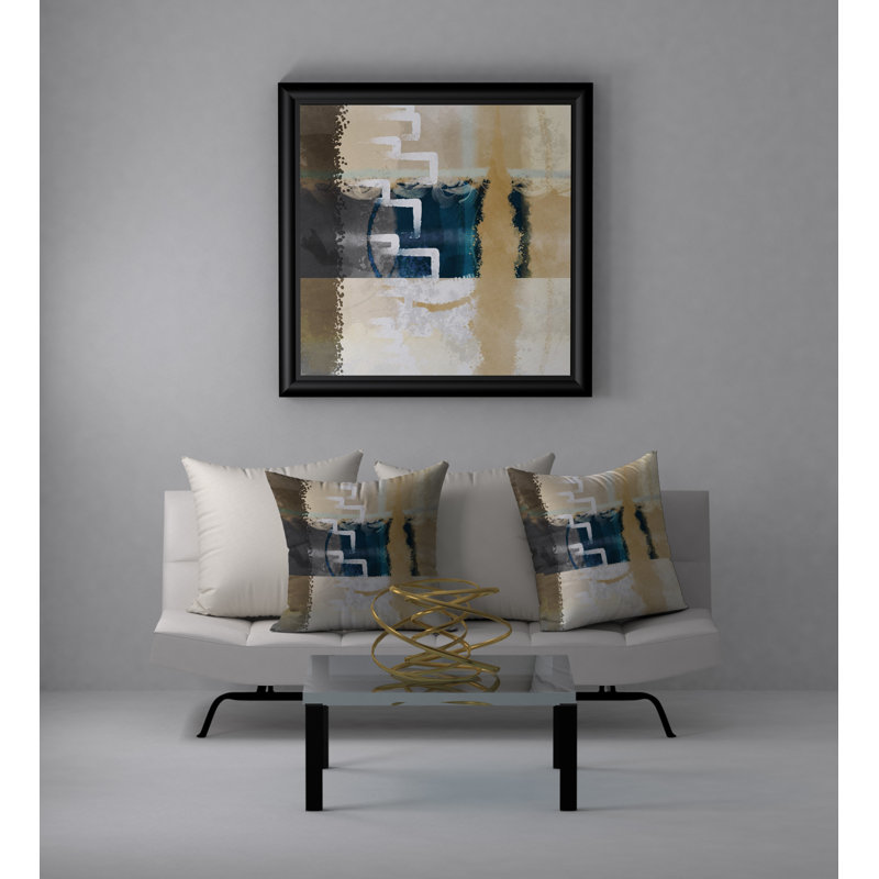 Housse de coussin décorative carrée et bourre O.K., 24 po x 24 po