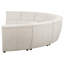 Canapé modulaire rembourré 8 pièces Sycamore Ivory